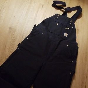 Carhartt Bib Overalls-Quilt Lined Zip to Thigh